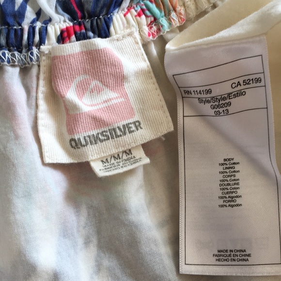 Quicksilver Tropical Feather Print Maxi Dress - Picture 14 of 15